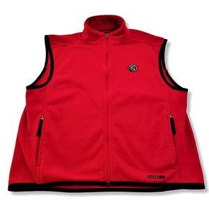 Vintage 90s Nike Mens XL Fleece Vest Vintage Red